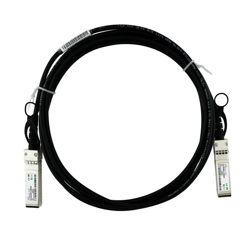 BlueOptics 10GBASE-CR passives SFP+ auf SFP+ Direct Attach Kabel, 0.5 Meter