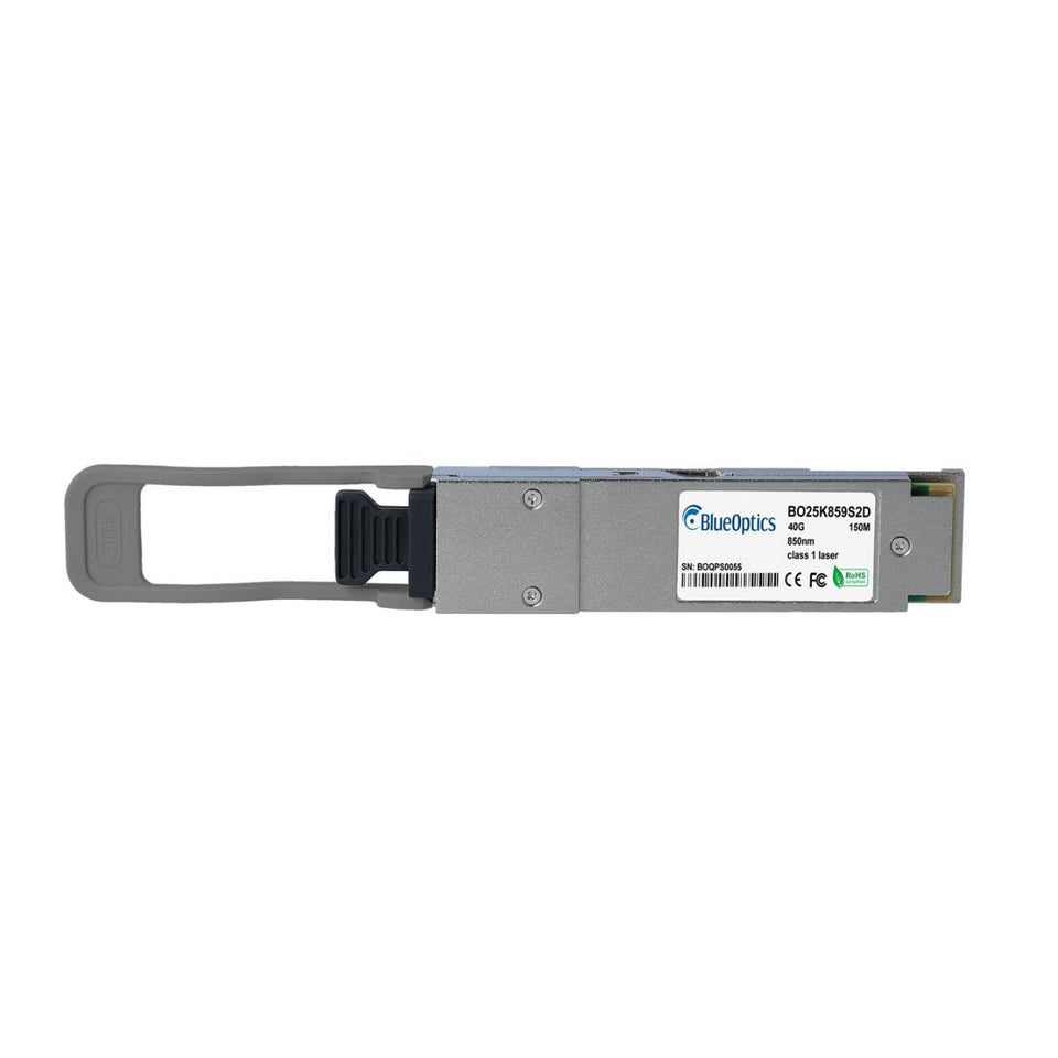 BlueOptics Alcatel-Lucent QSFP-40G-SR-BD BlueOptics BO25K856S2D QSFP Transceiver, 40GBASE-SR2-BIDI, Multimode Fiber, 832-918nm, 100 Meter