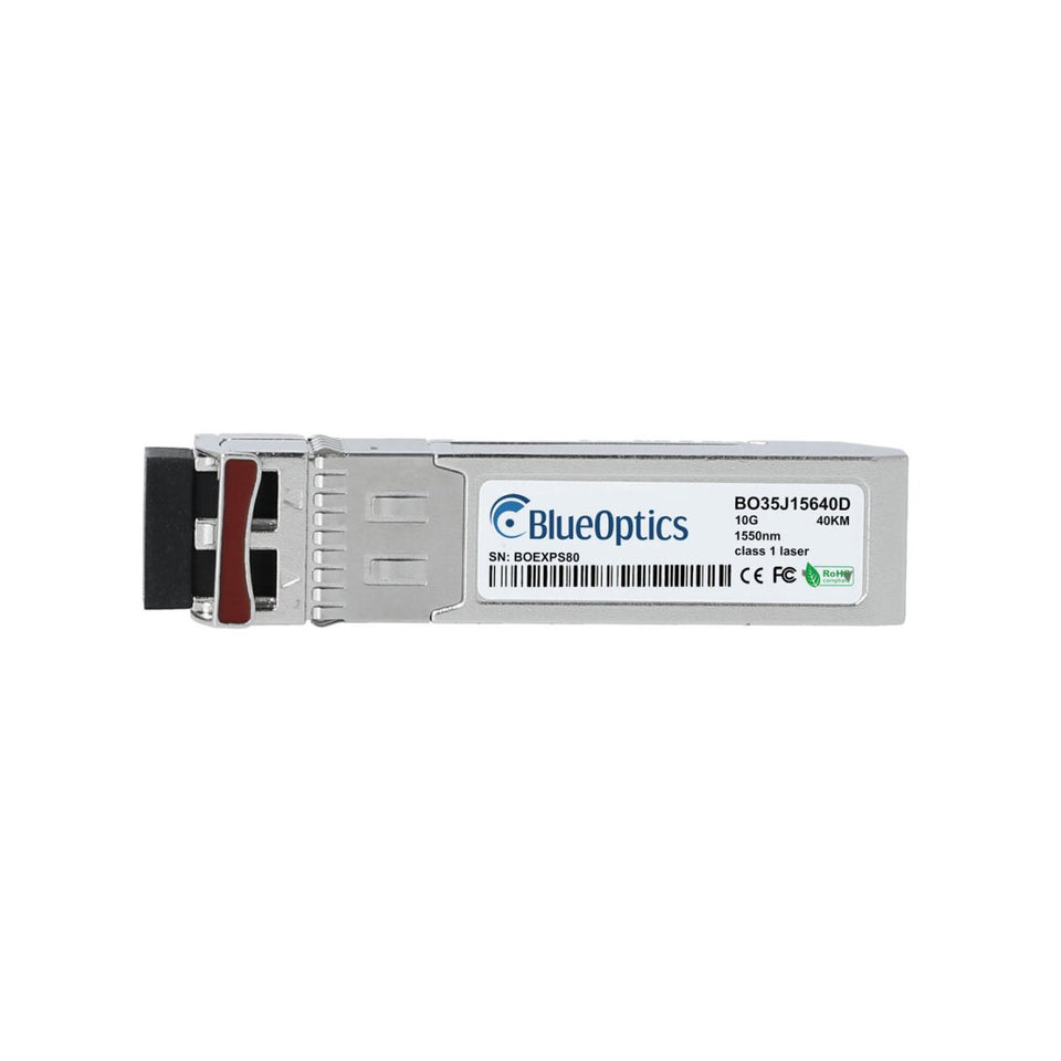 BlueOptics Alcatel-Lucent 3FE65831AA BlueOptics BO35J15640D SFP+ Transceiver, 10GBASE-ER, Singlemode Fiber, 1550nm, 40KM