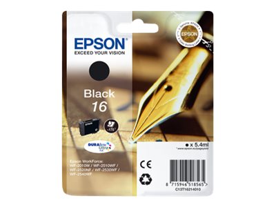 Epson 16 - 5.4 ml - Schwarz - original - Tintenpatrone