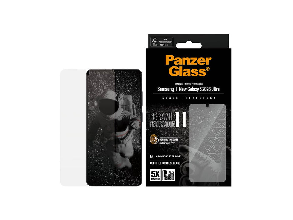PanzerGlass Bildschirmschutz für Handy - ultrabreite