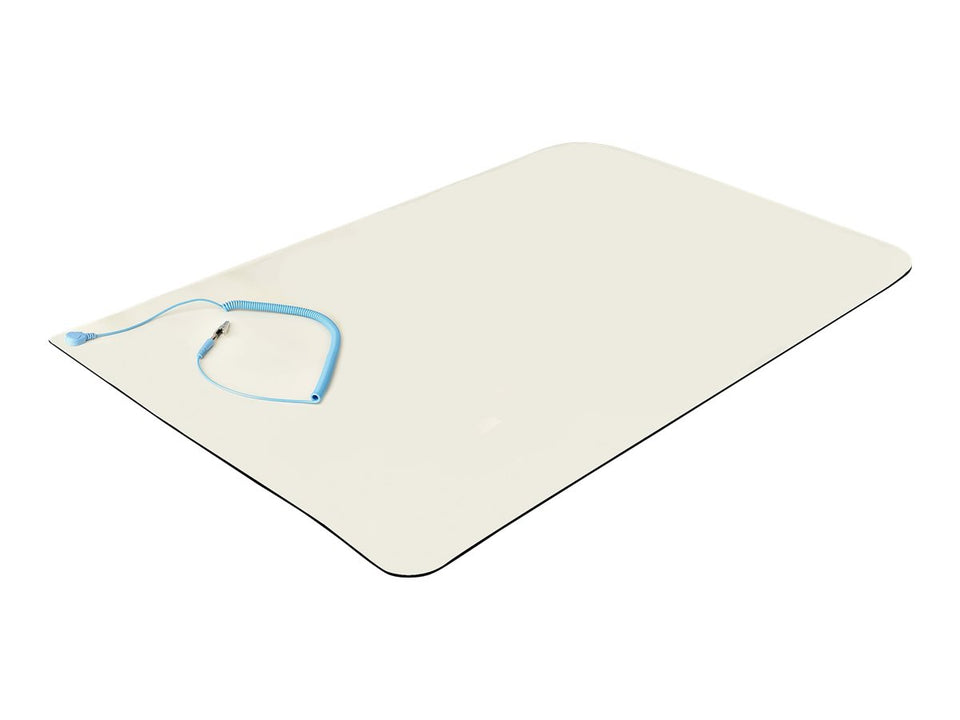 StarTech.com 23x47in Anti Static Mat, ESD Mat for Electronics Repair, Anti Static Desk Mat w/Detachable Grounding Wire, ANSI/ESD S 4.1 Compliant, Flexible Thermoplastic Work Mat/Pad - Suitable for Tables (LG-ANTI-STATIC-MAT)