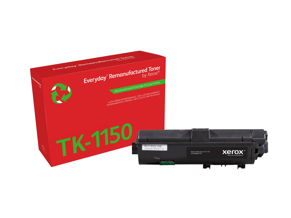 Xerox Everyday - Schwarz - kompatibel - Box - wiederaufbereitet - Tonerpatrone (Alternative zu: Kyocera TK-1150)