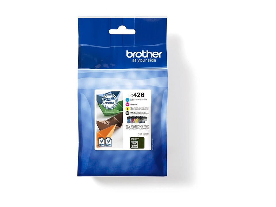 Brother LC426 - 4er-Pack - Schwarz, Gelb, Cyan