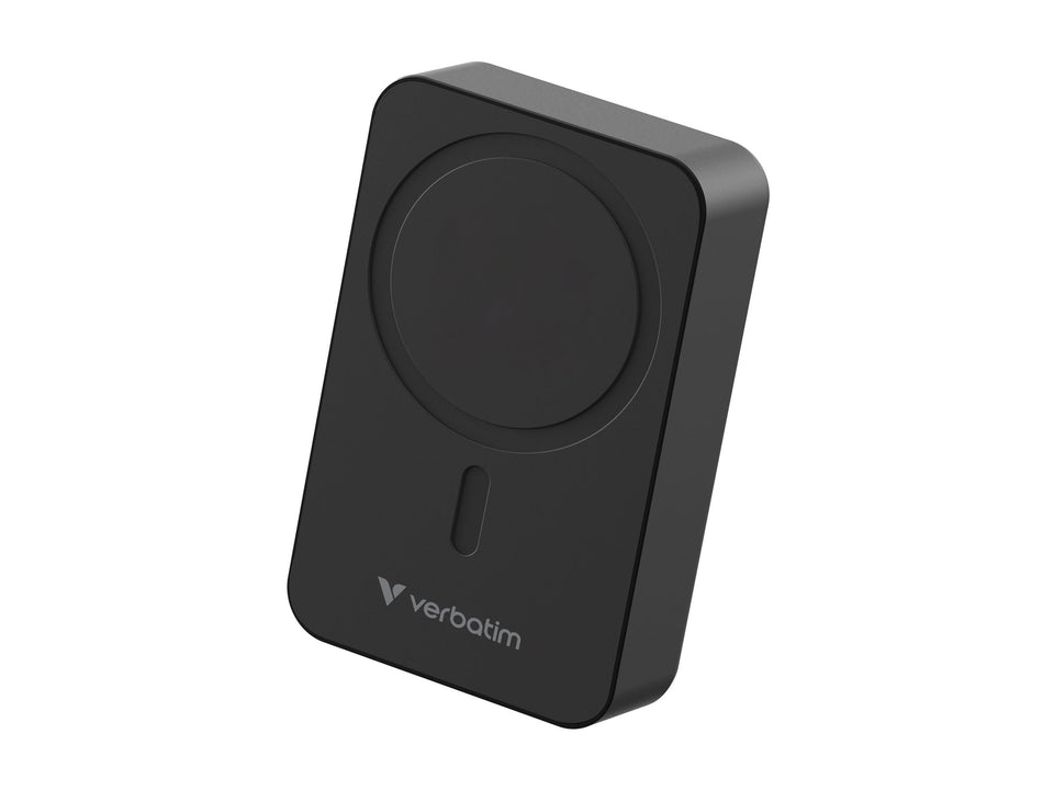 Verbatim Charge 'n' Go Essentials - Induktive Power Bank - magnetisch - 20000 mAh - 35 Watt - 3 A - PD 3.0, QC 3.0, Apple 2.4A, USB BC 1.2, Apple Fast Charge (USB-C)