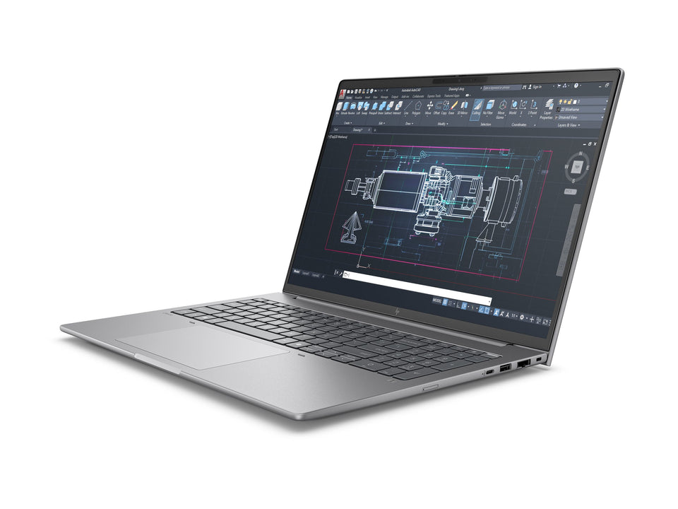 HP ZBook 8 G1i Mobile Workstation - Intel Core Ultra 7 265H / 2.2 GHz - vPro Enterprise - Win 11 Pro - RTX 500 Ada - 64 GB RAM - 2 TB SSD NVMe, TLC - 40.6 cm (16")