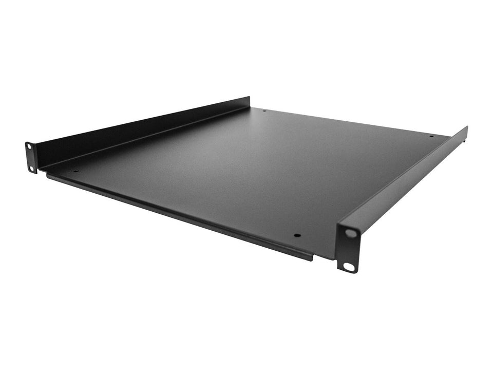 StarTech.com 1HE 19 Zoll Fachboden für netzwerk schrank - Freitragende Rack ablage für Serverschrank/Rack - Frontmontage - Belastbarkeit 25kg - 50cm tiefe Rackablage (SHELF-1U-20-FIXED-S)