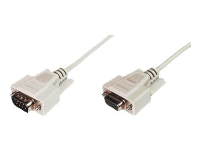 DIGITUS Datentransfer Verlängerungskabel, D-Sub9/St - D-Sub9/Bu