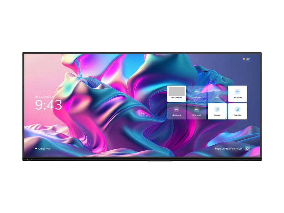 Avocor AVE-9200 - 234 cm (92") Diagonalklasse E92 Series LCD-Display mit LED-Hintergrundbeleuchtung - interaktiv - mit Touchscreen (Multi-Touch)