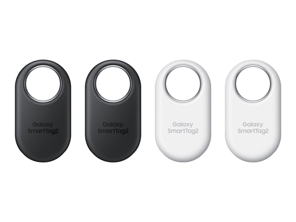 Samsung Galaxy SmartTag2 - Anti-Verlust Bluetooth-Tag für Handy - weiß, Schwarz (Packung mit 4)