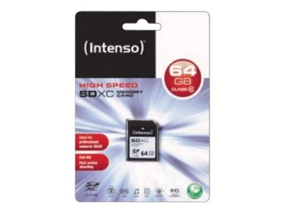 Intenso Flash-Speicherkarte - 64 GB - Class