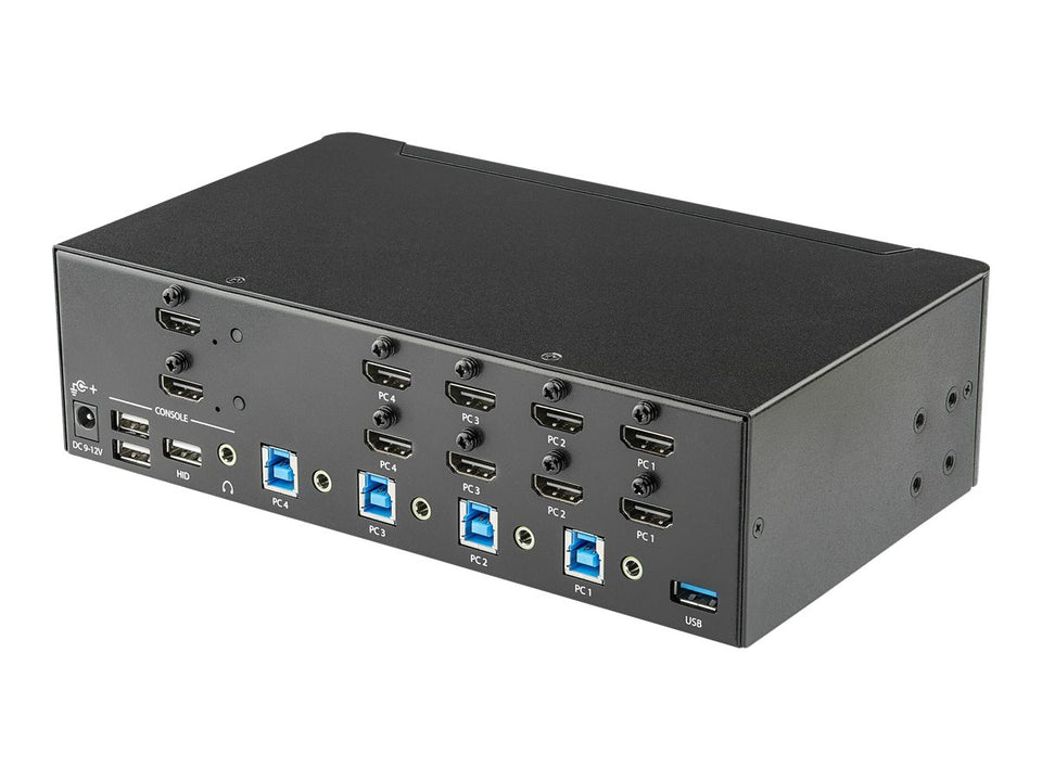 StarTech.com KVM Switch HDMI 4 Port - 4K 30 Hz