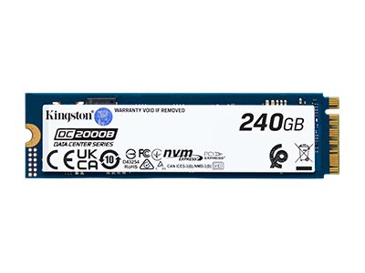 Kingston Data Center DC2000B - SSD - Enterprise - 240 GB - intern - M.2 2280 - PCIe 4.0 x4 (NVMe)