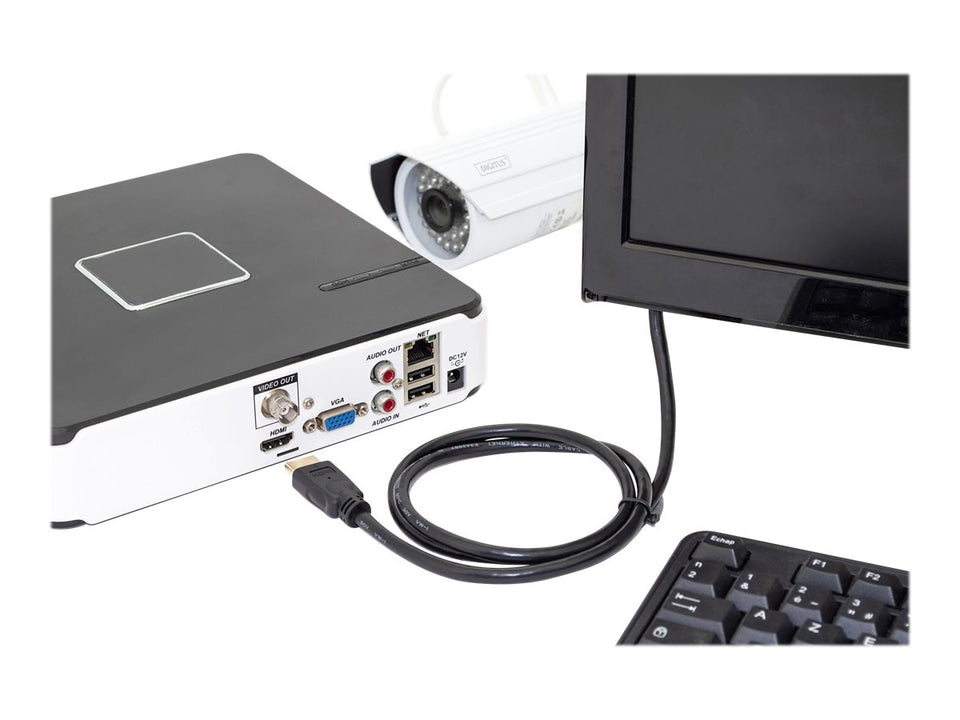 DIGITUS HDMI Premium High Speed mit Ethernet Anschlusskabel