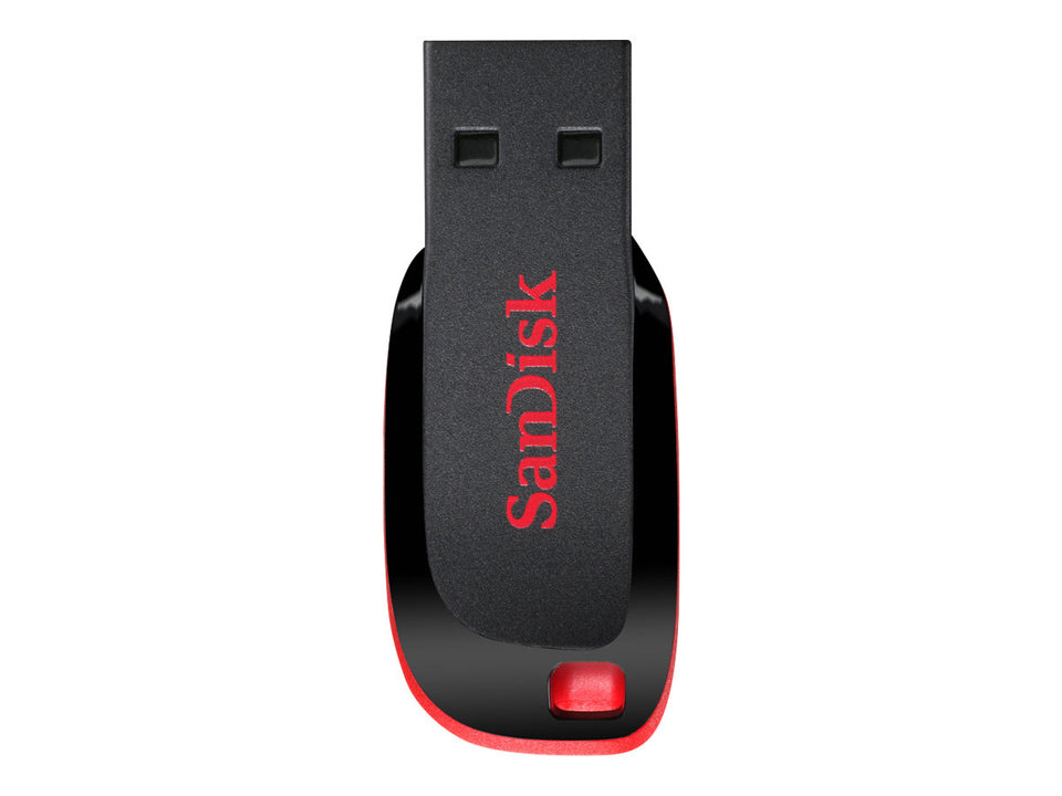 SanDisk Cruzer Blade - USB-Flash-Laufwerk - 16 GB - USB 2.0 - Blau, grün, pink (Packung mit 3)