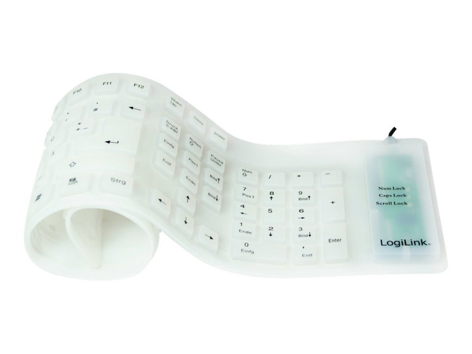 LogiLink Flexible Waterproof - Tastatur - PS/2