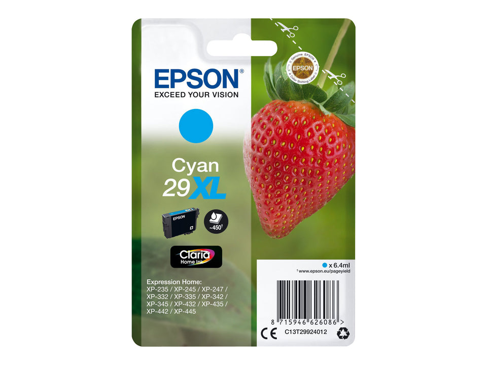 Epson 29XL - 6.4 ml - XL - Cyan - original