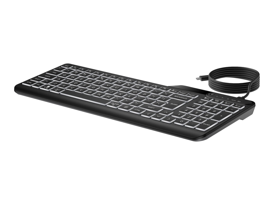 HP 400 - Tastatur - Multi-Device, kompakt, 2-Zonen-Layout