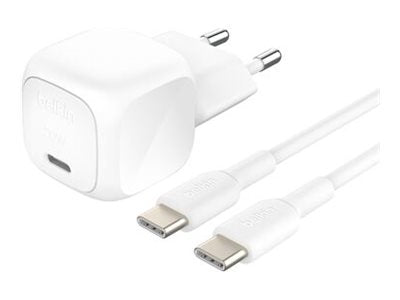 Belkin BoostCharge - Netzteil - kompakt - 20 Watt - Fast Charge, PD 3.1/PPS (USB-C)