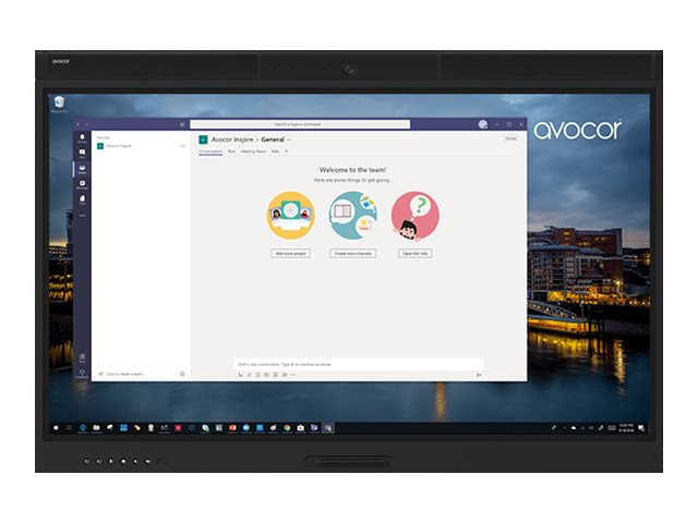 Avocor AVW-5555 - 140 cm (55") Diagonalklasse W Series LCD-Display mit LED-Hintergrundbeleuchtung - interaktiv - mit Touchscreen (Multitouch)