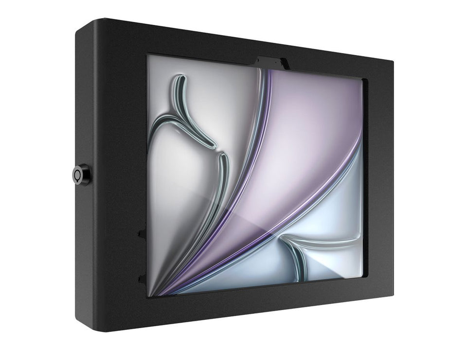 Compulocks iPad Air M2 & M3 11", Apex Secured Enclosure Wall Mount - Black - Gehäuse - für Tablett - Glasbefestigung, Raum - verriegelbar - hochwertiges Aluminium - Schwarz - Bildschirmgröße: 27.94 cm (11")