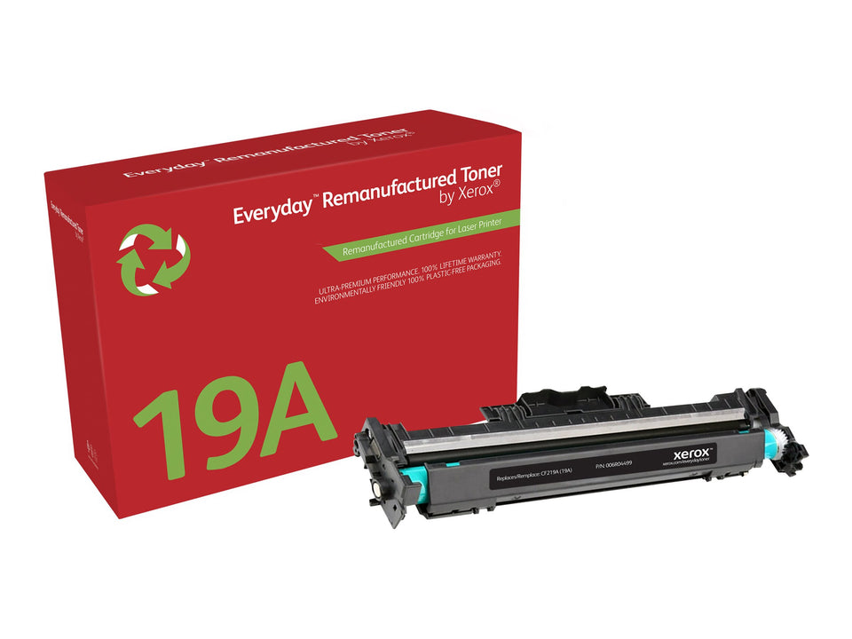 Xerox Everyday - Schwarz - kompatibel - Box - wiederaufbereitet - Trommeleinheit (Alternative zu: HP 19A, HP CF219A)
