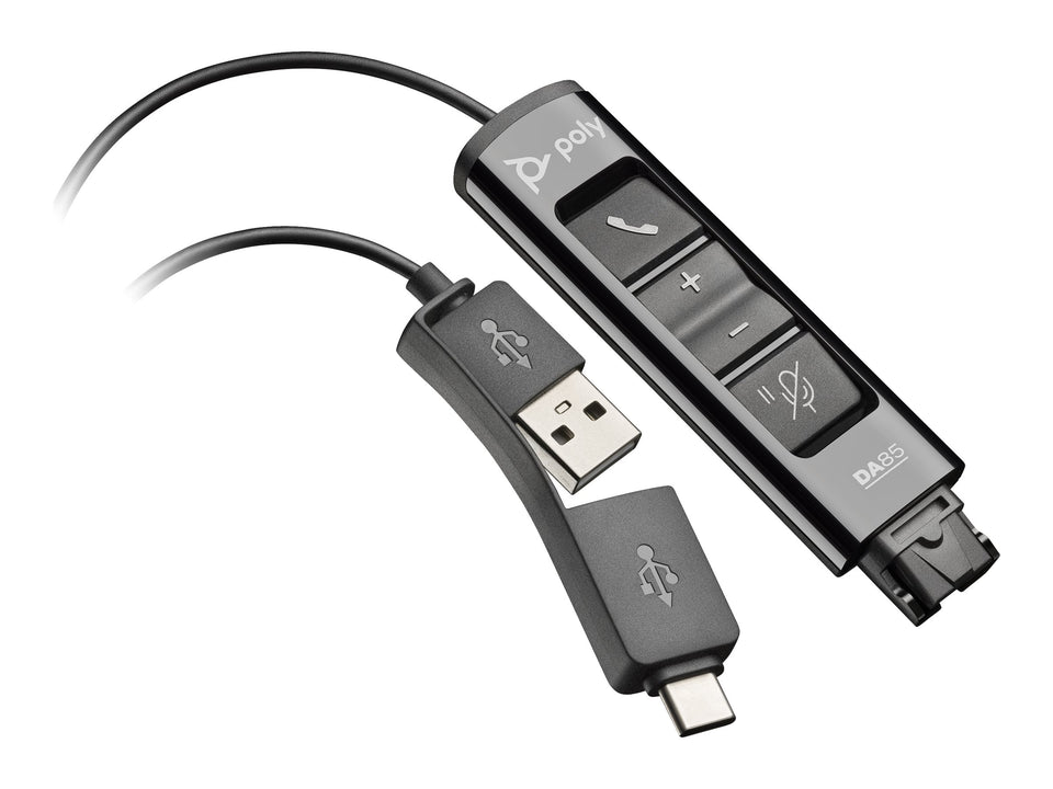 Poly HP Poly DA85 - Headset-Kabel - USB, USB-C männlich