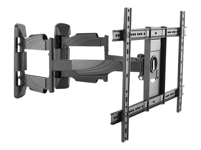 LogiLink Full Motion Corner TV Wall Mount - Aufstellung - einstellbarer Arm - für Fernseher und Monitor - kaltgewalzter Stahl - Bildschirmgröße: 94-177.8 cm (37"-70")
