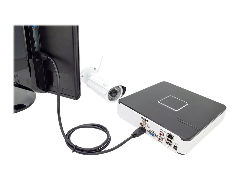 DIGITUS HDMI Premium High Speed mit Ethernet Anschlusskabel