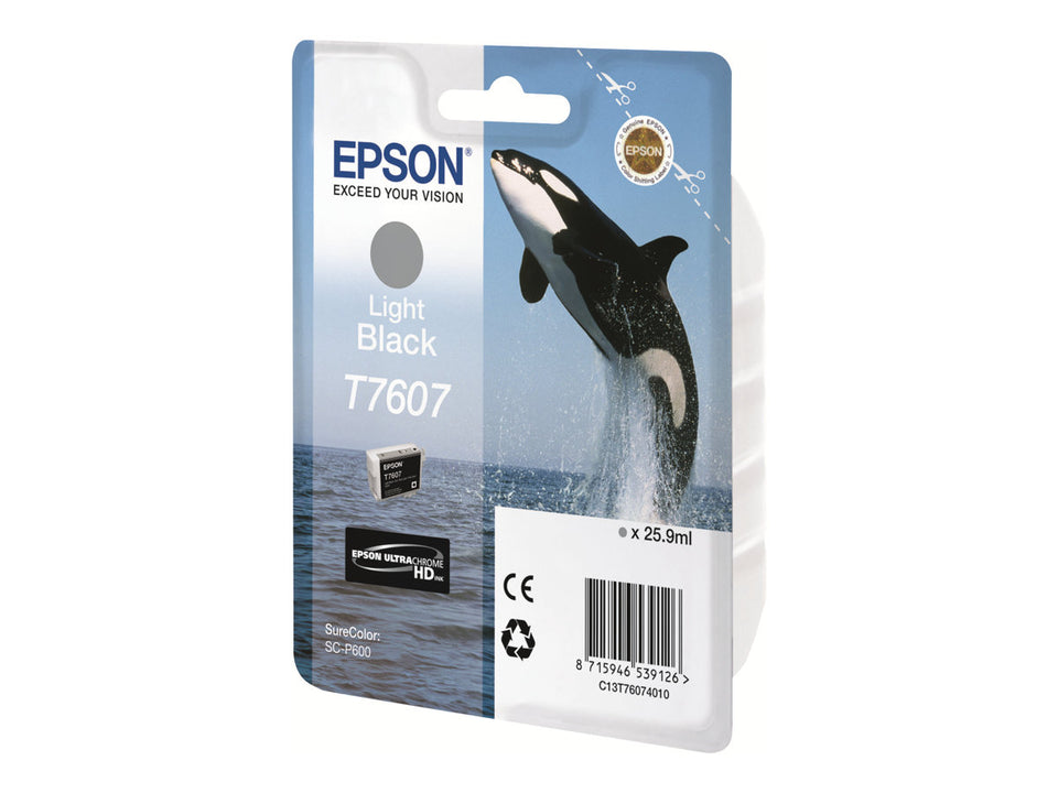 Epson T7607 - 26 ml - Schwarz - original - Blisterverpackung