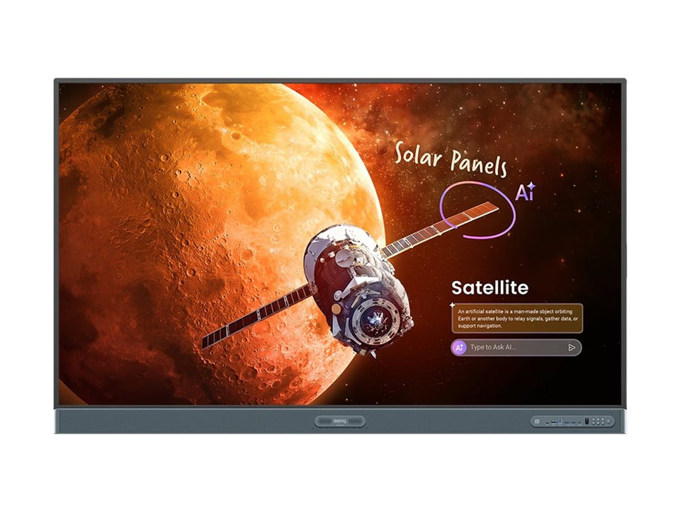 BenQ Board Pro RP6505 - 165 cm (65") Diagonalklasse RP05 Series LCD-Display mit LED-Hintergrundbeleuchtung - Bildung / Geschäft - mit interaktives Whiteboard integriert, Touchscreen (Multitouch)