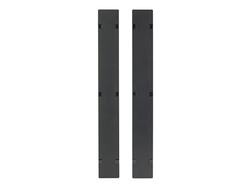 APC Rack-Kabelführungskonsolen-Abdeckung - Schwarz - 48U - TAA-konform (Packung mit 2)