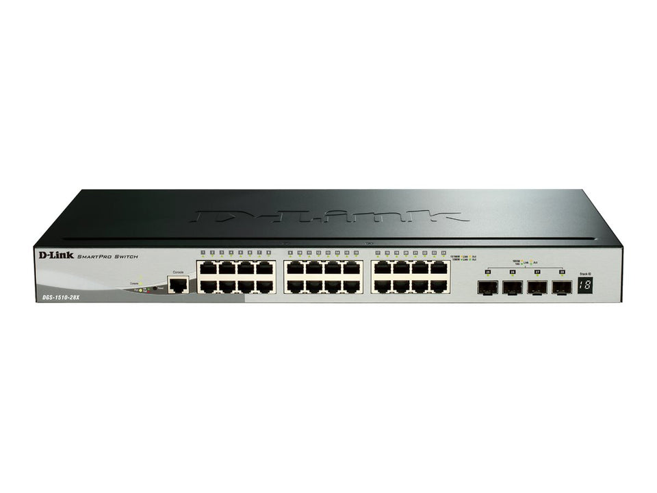 D-Link DGS 1510-28X - Switch - L3 - Smart - 24