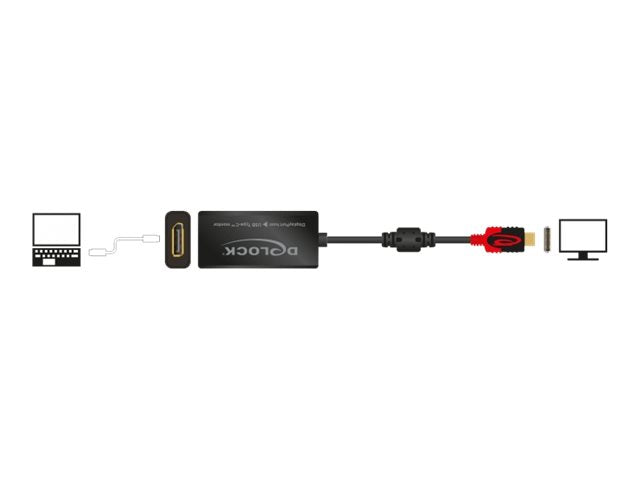 Delock Thunderbolt-Adapter - USB-C (M) zu DisplayPort (W)