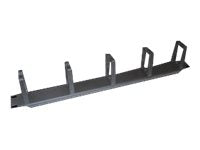 LogiLink Kabelführungsplatte für Schaltschrank - RAL 9005 - 1U - 48.3 cm (19")