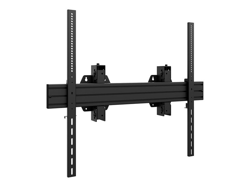 Hagor WH Synchron - Befestigungskit (Wandmontage) - für Flachbildschirm - schwerlast - Schwarz - Bildschirmgröße: 191-279 cm (75"-110")