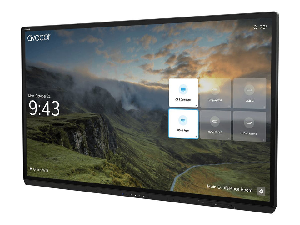 Avocor AVG-6560 - 165.1 cm (65") Diagonalklasse G Series LCD-Display mit LED-Hintergrundbeleuchtung - interaktiv - mit Touchscreen (Multi-Touch)