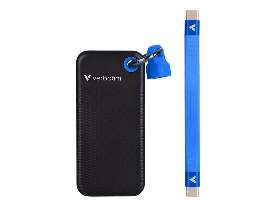 Verbatim Pocket - SSD - 1 TB - Schlüsselanhänger mit Kabelanschluss - extern (tragbar)
