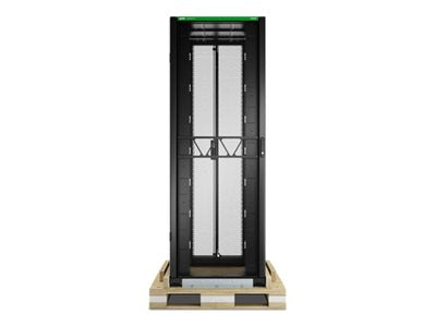 APC NetShelter SX Gen 2 - Schrank Netzwerkschrank - 600 W x 1070 D mm, 2500 lbs, Stoßverpackung - bodenstehend - Schwarz - 42HE - 48.3 cm (19")