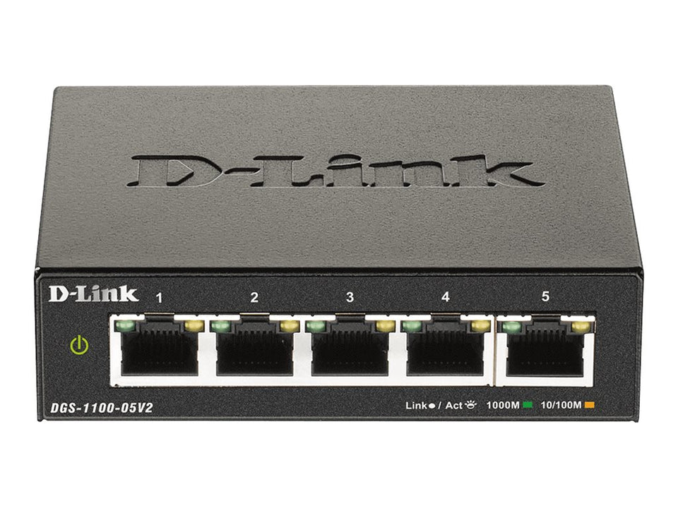 D-Link DGS 1100-05V2 - Switch - Smart - 5 x 10/100/1000