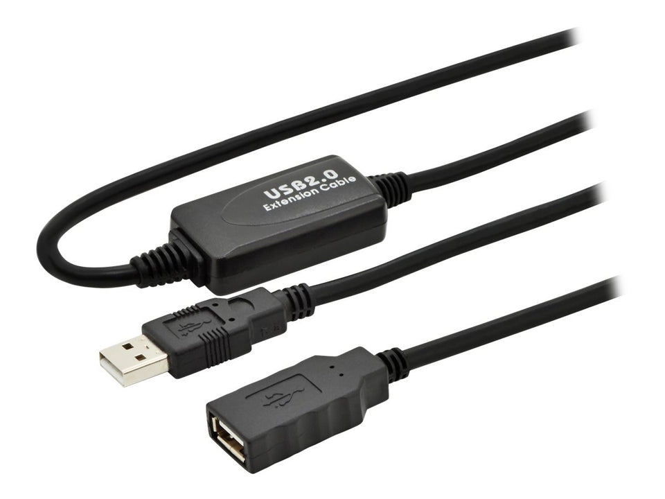 DIGITUS Aktives USB 2.0  Verlängerungskabel, 10m