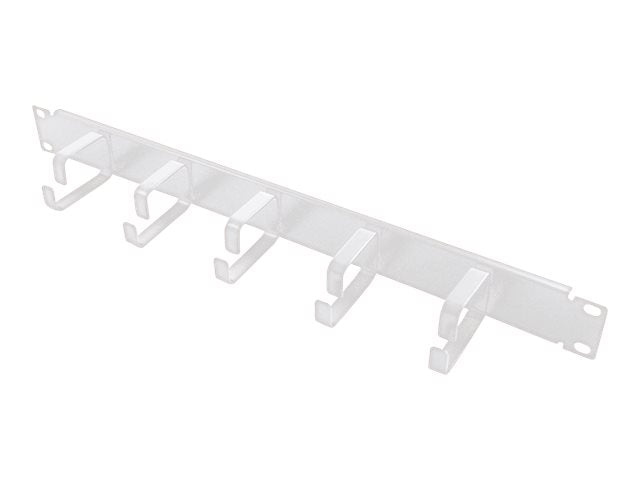 LogiLink Kabelmanagementleiste - Hellgrau, RAL 7035 - 1U - 48.3 cm (19")