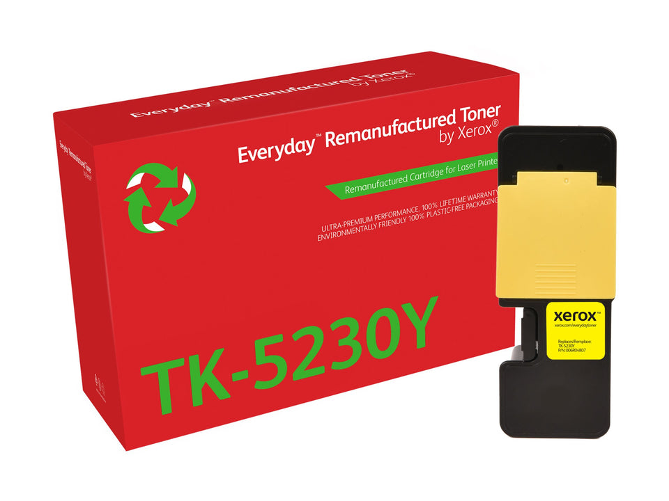Xerox Everyday - Gelb - kompatibel - Box - wiederaufbereitet - Tonerpatrone (Alternative zu: Kyocera TK-5230Y)