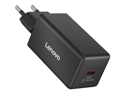 Lenovo Netzteil - GaN - 65 watt (USB-C) - Schwarz