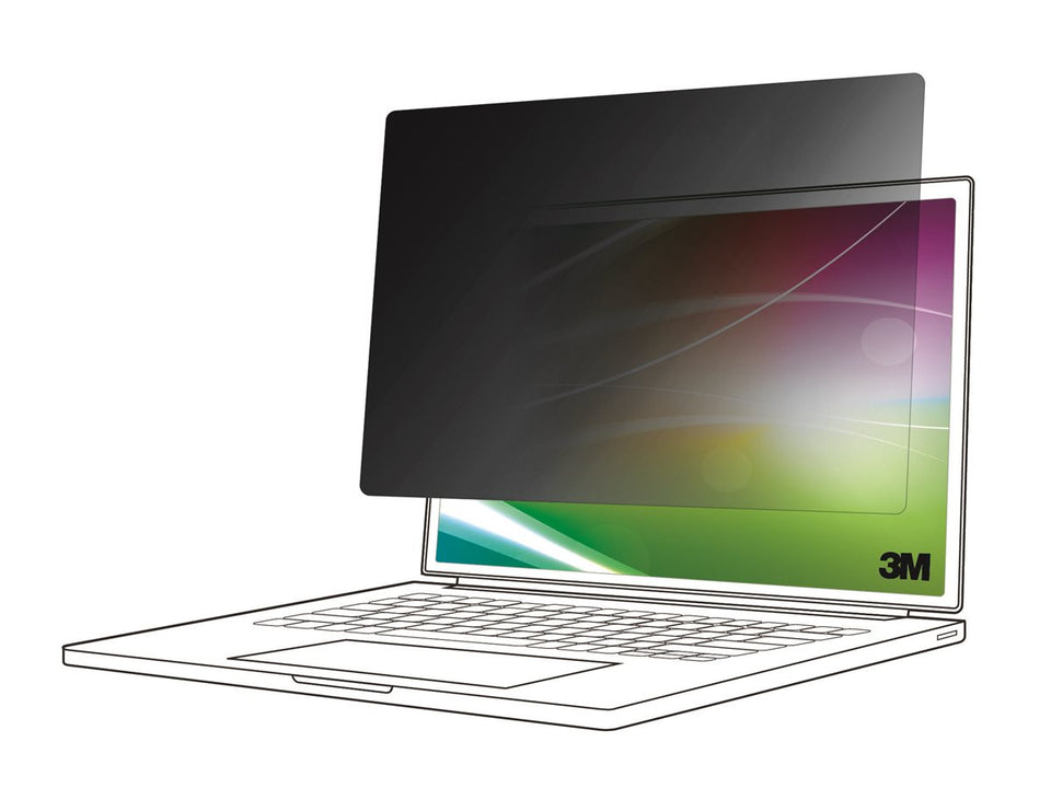 3M Bright Screen Privacy Filter - Blickschutzfilter für Notebook - für Full-Screen-Laptop - entfernbar - Flip - 33.8 cm (13.3")