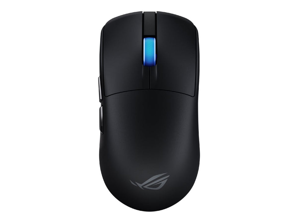 ASUS ROG Harpe II Ace - Maus - Für Rechtshänder - optisch - 6 Tasten - kabellos, kabelgebunden - USB 2.0, 2.4 GHz, Bluetooth 5.1 - kabelloser Empfänger (USB)