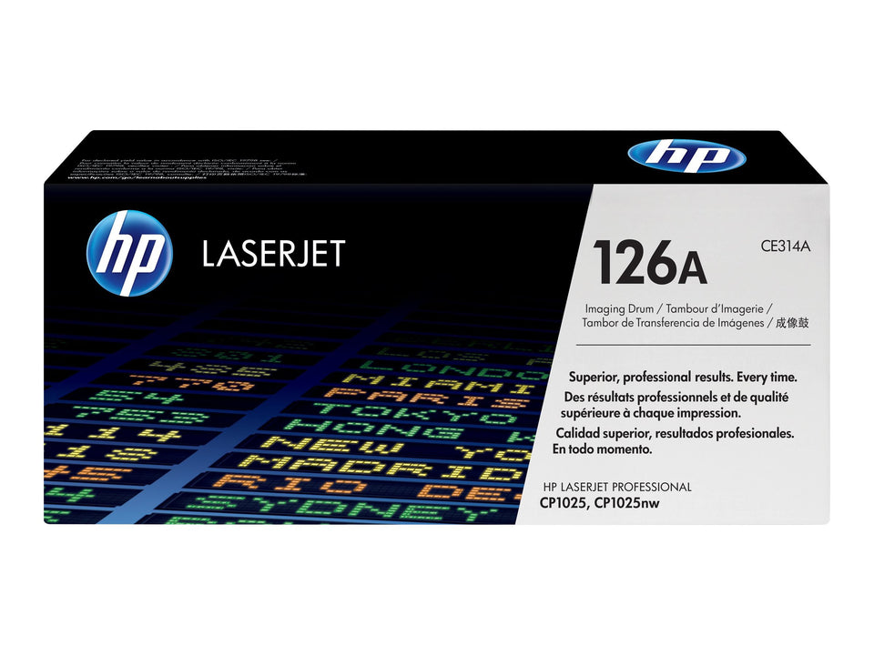 HP 126A - Schwarz, Farbe (Cyan, Magenta, Gelb)