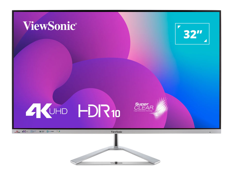 ViewSonic VX3276-4K-MHD-2 - LED-Monitor - 81.3 cm (32") (31.5" sichtbar)