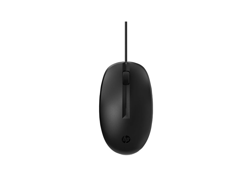 HP 125 - Maus - kabelgebunden - USB - Schwarz