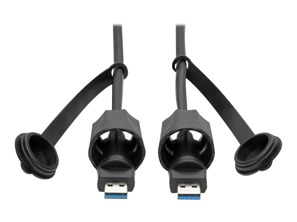 Eaton Tripp Lite Series USB 3.0 SuperSpeed A to A M/M Cable, Industrial - IP68, Shielded, 6 ft. (1.83 m)
